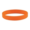 Custom Debossed Silicone Wristbands Orange