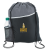 ActiV Drawstring Backpack Black/Charcoal