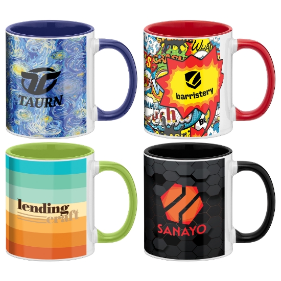 11 oz SimpliColor Ceramic Mug w/ ColorPop