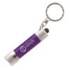 LED Flashlight Keyring Purple