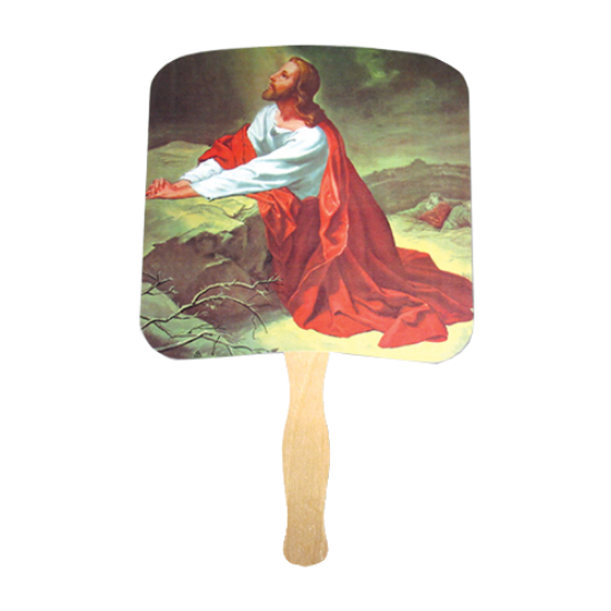 Jesus Praying Hand Fans