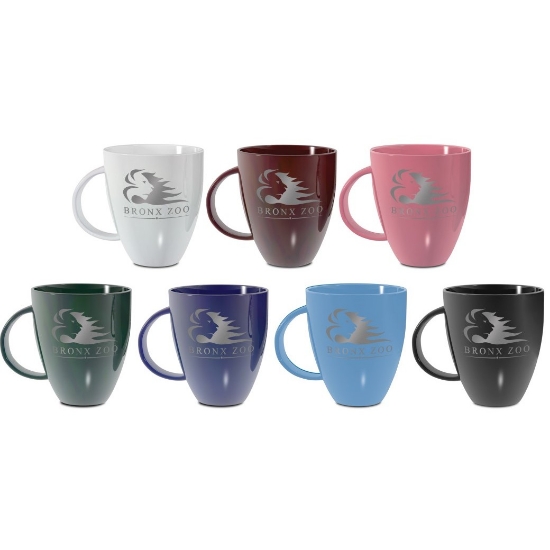 18 Oz Glossy Lustre Bistro Mugs