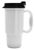 White Budget Traveler Mug with Slider Lid