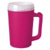 22 Oz. Thermo Insulated Mug Raspbery