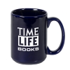 15 oz Ceramic Coffee Mug Navy