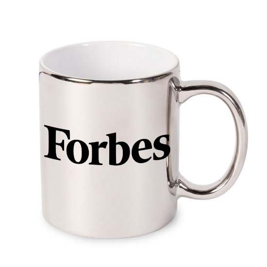 Silver Metallic Mug 11 oz