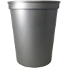 16 Oz. Smooth Stadium Cup Metallic Silver