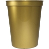 16 Oz. Smooth Stadium Cup Metallic Gold