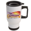 White Stainless Steel 14oz Travel Mug