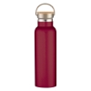 21 Oz. Liberty Stainless Steel Bottle With Wood Lid- Maroon