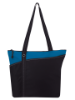 Annie Tote Black/Royal Blue Accent