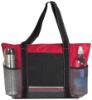 Icy Bright Cooler Tote Red/Black Trim