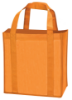 Laminated Non-Woven Grocery Tote Orange