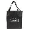 Non-Woven Tote Bag w/ Reinforced Handles-Black