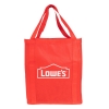 Non-Woven Tote Bag w/ Reinforced Handles-Red