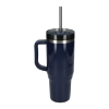 Thor 40 oz Eco-Friendly Straw Tumbler Navy Blue