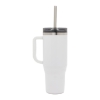 Thor 40 oz Eco-Friendly Straw Tumbler White