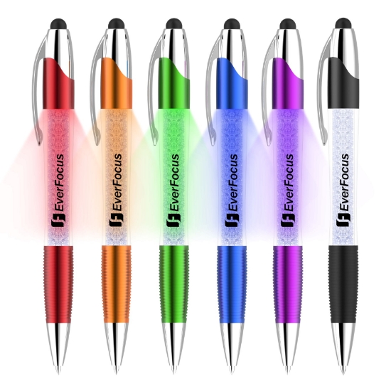 Crystal Stylus Light Up Pen