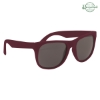 Rubberized Sunglasses Maroon w/ Maroon