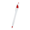 Dart Pens With Antimicrobial Additive White/Red Trim