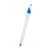 Dart Pens With Antimicrobial Additive White/Blue Trim