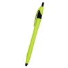 Ellie Rubberized Dart Pens Lime Green