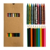 19 Piece Crayon And Pencil Set Natural