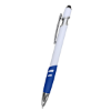 Landon Incline Stylus Pens White/Royal Blue Trim