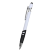 Landon Incline Stylus Pens White/Black Trim