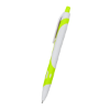 Maverick Sleek Write Pens White/Lime Green