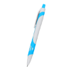 Maverick Sleek Write Pens White/Light Blue