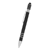 Spin Top Pens With Stylus Metallic Black