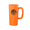 22 Oz. Plastic Steins Neon Orange