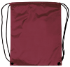 Drawstring Backpack Burgundy