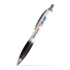 Basset III Pens - Full Color White/Black/Silver Trim