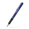 Twist Action Aluminum Ballpoint Pen w/Chrome Accent Matte Blue