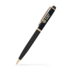 Twist Action Pen w/ Glisten Enamel Coated Barrel Glisten Black