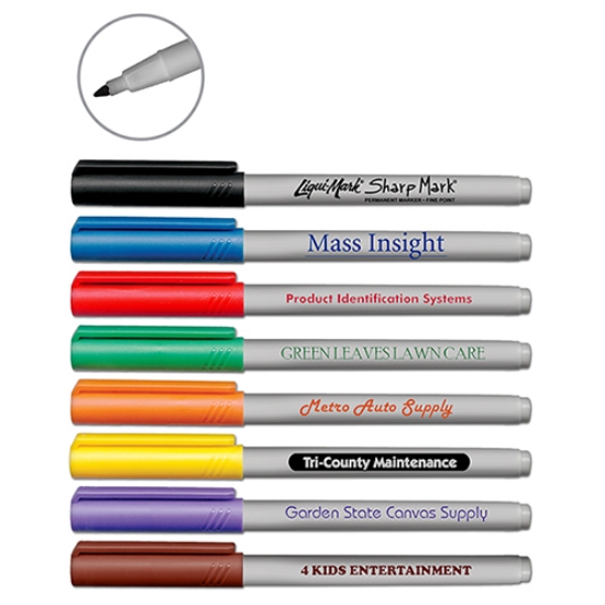 Fine Tip Permanent Ink Pocket Markers - USA Made