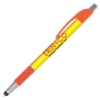 Elite Slim Pens w/Stylus - Full Color Orange Trim