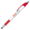 Elite Slim Pens w/Stylus - Full Color Red Trim