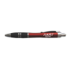 Soft Grip Click Pen Red/Silver Accents