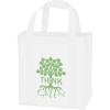 Laminated Non-Woven Grocery Tote White