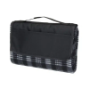 Playful Plaid Picnic Blanket Black/Black 