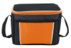 Koozie® Clean Edge Kooler Black/Orange Accents