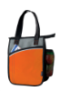 Koozie® Vertical Laminated Lunch Kooler Orange/Gray