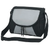 Personal Lunch Bag Silver/Black Trim