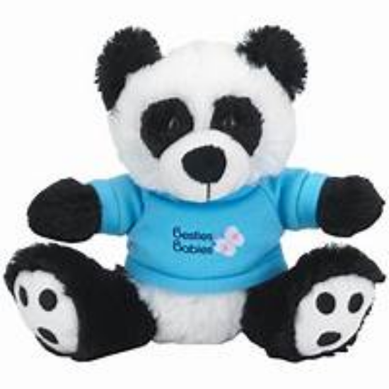 Picture of 8 1/2" Big Paw Panda With Shirt