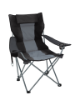 Premium Stripe Reclining Chairs Black/Charcoal