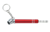 Mini Double Ring Tire Pressure Gauge Red