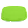 2-Section Lunch Container With Custom Handle Box Lime Green